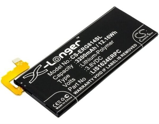 Sony Maple SS batteri (3200 mAh 3.8 V, Sort) Sony Maple SS batteri (3200 mAh 3.8 V, Sort)