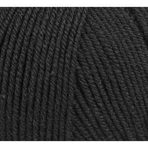 Infinity Hearts Baby Merino Garn Unicolor 01 Svart Infinity Hearts Baby Merino Garn Unicolor 01 Svart