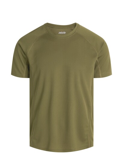ZEBDIA Men Sports S/S T-Shirt - Khaki green - L ZEBDIA Men Sports S/S T-Shirt - Khaki green - L