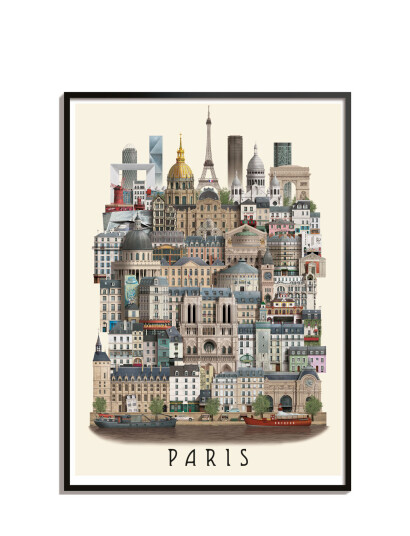 Martin Schwartz Paris Standard Poster - Nude - 50X70CM