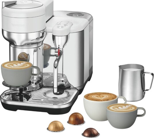 Nespresso By Sage Vertuo Creatista kapselmaskin sea salt white