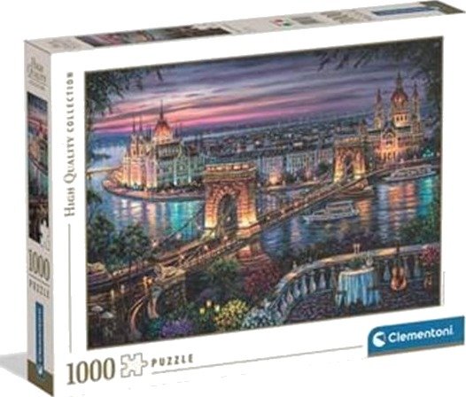 Clementoni Puzzle HQC Lights of the Danube 2026 1000 pieces 2D Puslespill