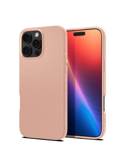 Spigen Liquid Air Mobildeksel i Rosa for iPhone 16 Pro