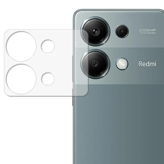 INCOVER Xiaomi Redmi Note 13 Pro (4G) / Poco M6 Pro Beskyttelsesglass til Kameralinse - Gjennomsiktig
