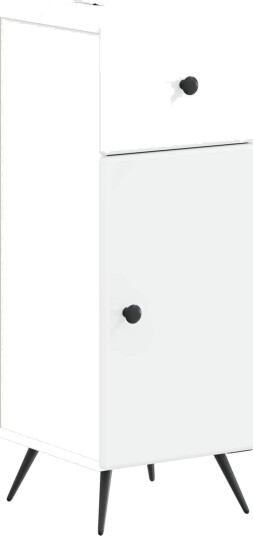 vidaXL Baderom Oppbevaringsskap BREDA Hvit 30 x 31 x 80 cm