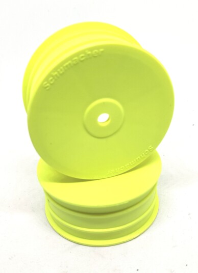 Schumacher U7458 Wheel Front 4WD Neon Yellow 1/10 (2)