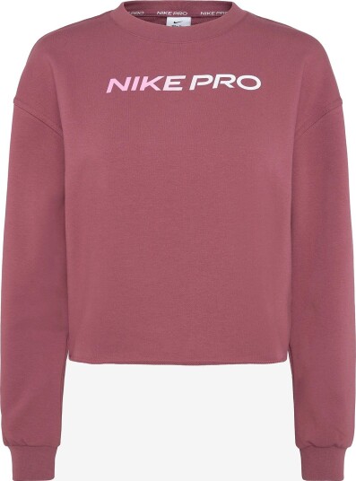 Nike W Np Df Crew Flc Tt Grdnt PINK SMOKE/BLEACHED LILAC XXS