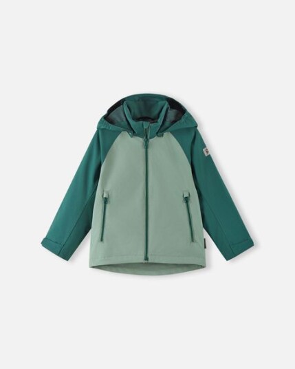 Reima Tec vanntett skalljakke til barn   stone green   158