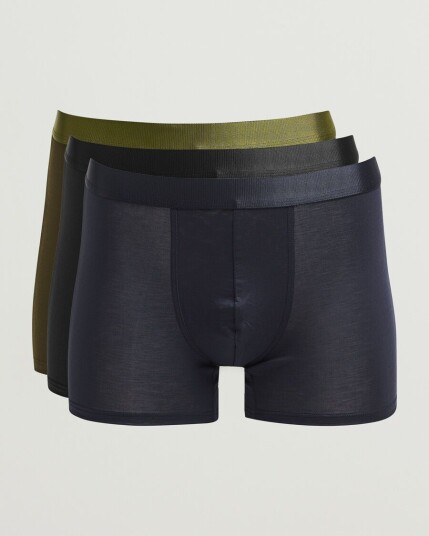 CDLP 3 Pack Boxer Briefs Black/Navy/Olive CDLP 3 Pack Boxer Briefs Black/Navy/Olive
