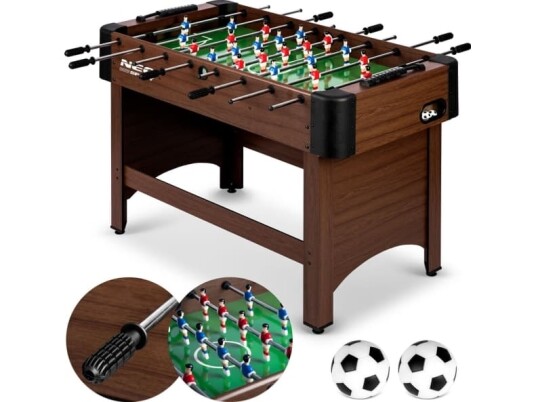 Neo Sport Fotballbord mørkebrunt 118x61x79 cm NS 804