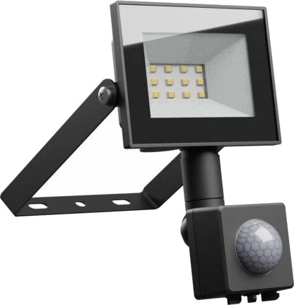 Spectrum 10W lyskaster med sensor IP44 sort arbeidslampe PIR sensor Kulør : Nøytral Spectrum 10W lyskaster med sensor IP44 sort arbeidslampe PIR sensor Kulør : Nøytral