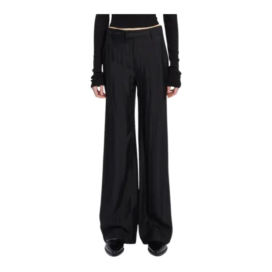Ann Demeulemeester Dame Bukser Svart L, Ann Demeulemeester Dame Bukser Svart L,