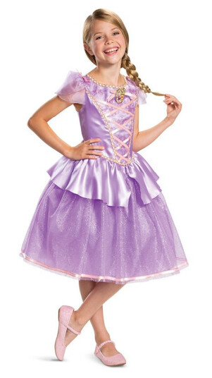 Tangled Rapunzel™ Deluxe Jentekostyme Tangled Rapunzel™ Deluxe Jentekostyme