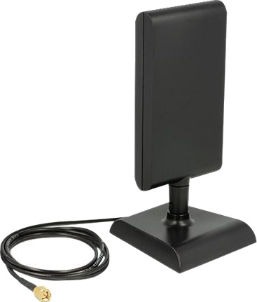 Delock Antenne Smart Home 2 Dbi 4 Dbi Direksjonal Innendørs Svart Delock Antenne Smart Home 2 Dbi 4 Dbi Direksjonal Innendørs Svart