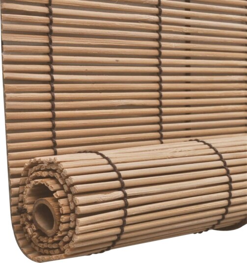 vidaXL Rullegardin bambus 150x160 cm brun vidaXL Rullegardin bambus 150x160 cm brun