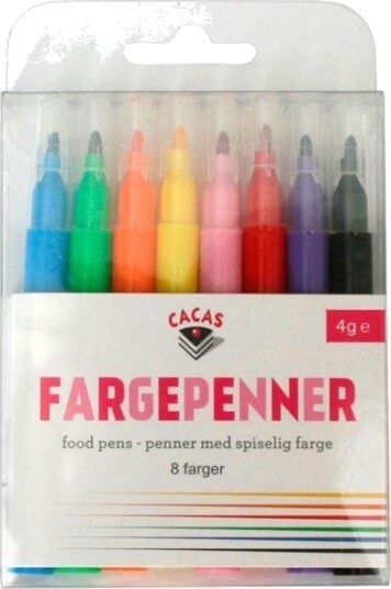 Cacas Fargepennsett mini 8 deler