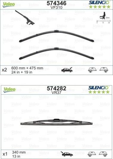 Vindusvisker VALEO VAL298N0089