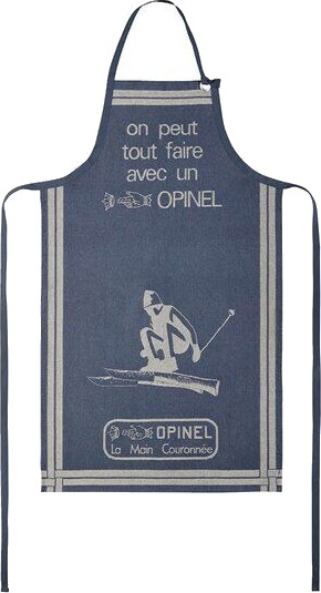 Opinel Forkle for voksne bomull blå Opinel Forkle for voksne bomull blå