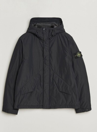 Stone Island Micro Twill Hood Jacket Black