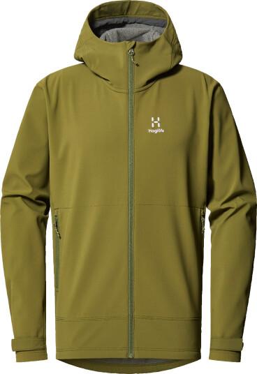 Haglöfs Men's Chilly Softshell Hood Olive Green S Haglöfs Men's Chilly Softshell Hood Olive Green S