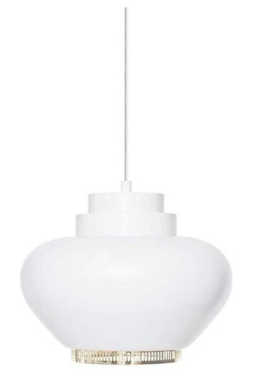 Artek - A333 Turnip Pendel White/Brass Artek - A333 Turnip Pendel White/Brass