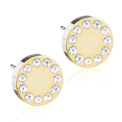 Blomdahl Brilliance Puck Crystal 8mm