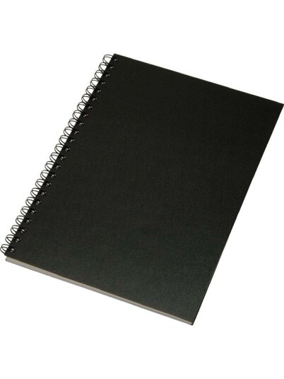 Esselte Notatbok Memo Art A4 wire-o Linjert Sort