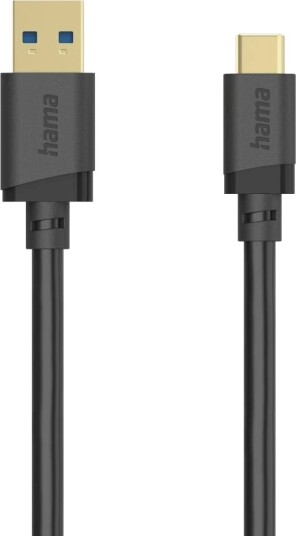 Hama 00202006 1,5 M Usb A Usb C Usb 3.2 Gen 1 3.1 Gen 1 5 Gbit/Sek Sort