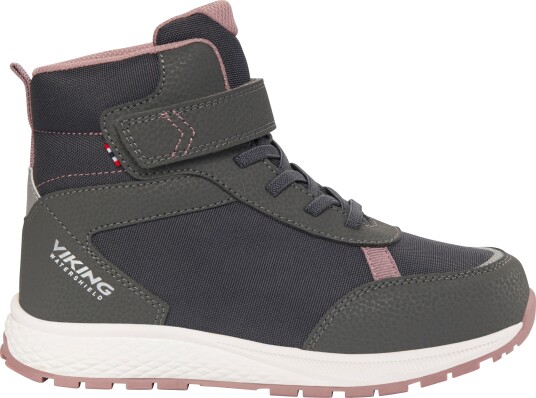 Viking Equip WP 1V Vintersko Charcoal/Dusty Pink 36