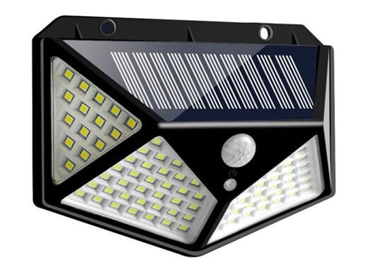 Solcellelampe Vegg 100 LED