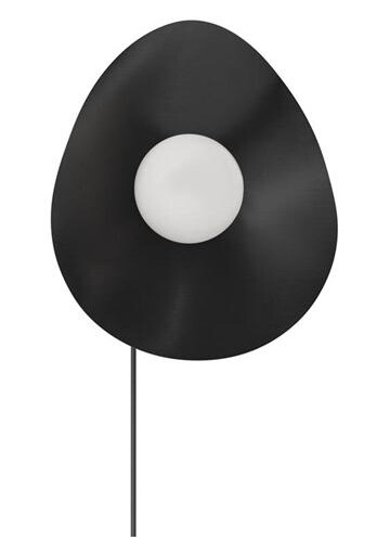 Norr11 Fuji Vegglampe Liten Brent Svart