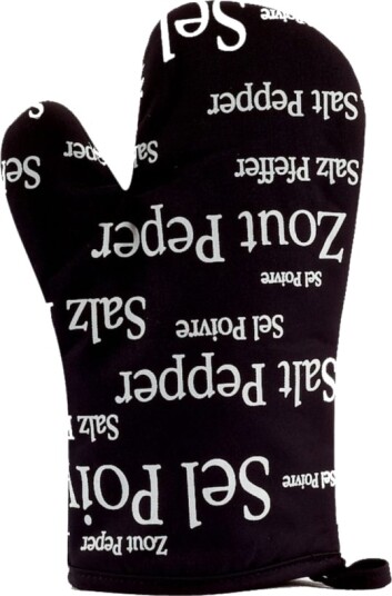 Vivaraise Sel&Poivre Glove Black 15X28 Vivaraise Sel&Poivre Glove Black 15X28
