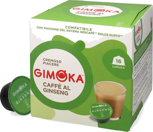 Gimoka | Ginsengkaffe 16 kapsler til Dolce Gusto