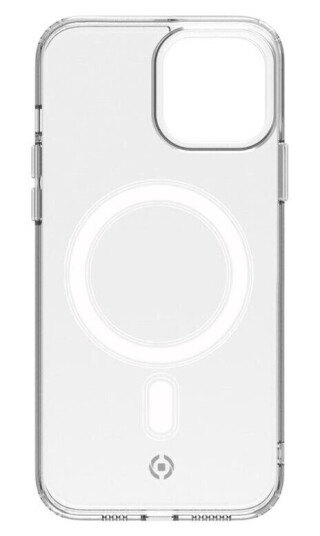 Celly iPhone 13 Gelskin MagSafe Baksidedeksel Gjennomsiktig Hvit