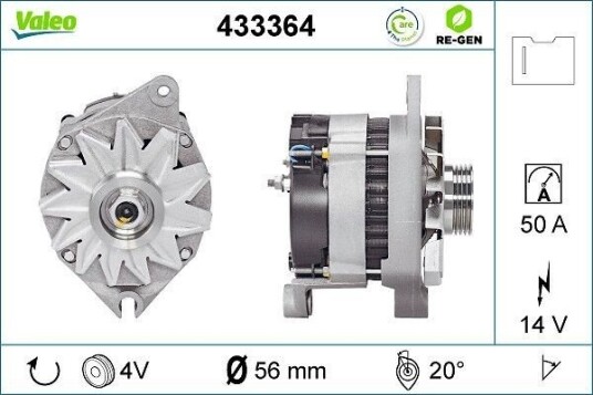 VALEO 433364 Dynamo