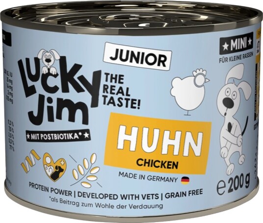 Lucky Jim Våtfôr Mini Junior Kylling 24 X 200 G Lucky Jim Våtfôr Mini Junior Kylling 24 X 200 G