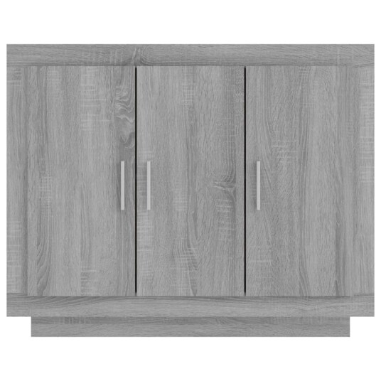 vidaXL Skjenk grå sonoma 92x35x75 cm konstruert tre