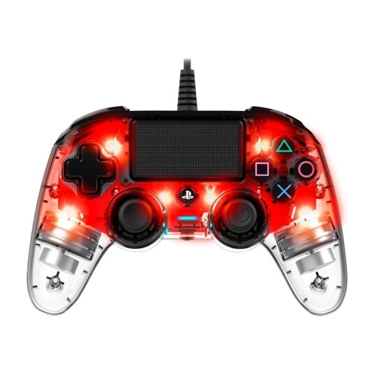 NACON Wired Illuminated Compact Controller Red