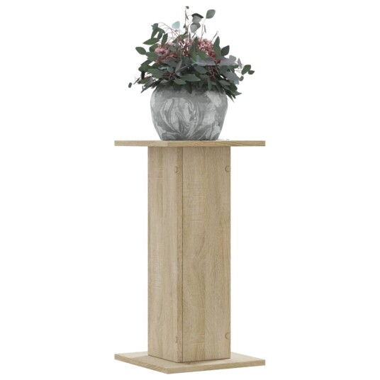 Plantestativer 2 stk sonoma eik 30x30x60 cm konstruert tre Plantestativer 2 stk sonoma eik 30x30x60 cm konstruert tre