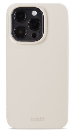 Holdit iPhone 14 Pro Soft Touch Silikon Deksel - Light Beige Holdit iPhone 14 Pro Soft Touch Silikon Deksel - Light Beige