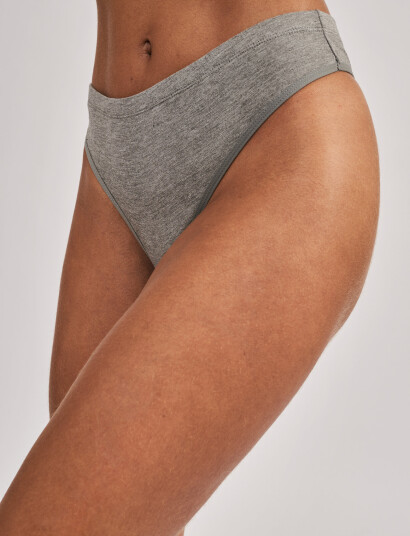 Movesgood Bamboo Uw Thong - Grey - L/XL