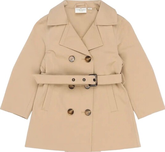 THE NEW SIBLINGS Tnstsabine Trench Coat - HUMUS - 80