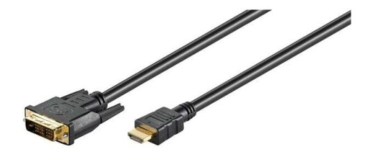 Pro HDMI-DVI-D Kabel 5m Svart