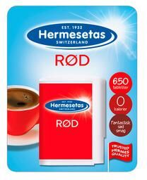 Hermesetas Rød 650 stk Hermesetas Rød 650 stk