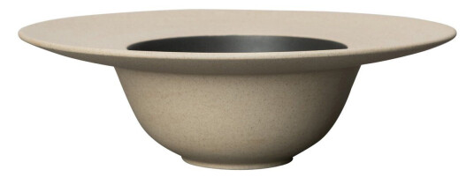 Byon Fumiko suppetallerken Beige-svart Byon Fumiko suppetallerken Beige-svart
