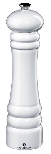 Zassenhaus Berlin saltkvern blank hvit 24 cm