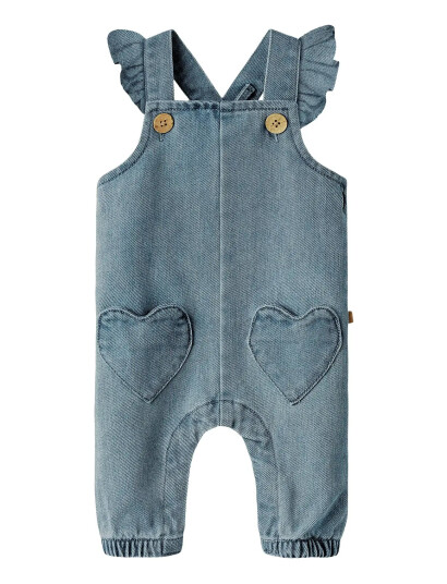 Lil"Atelier Nbflulia Loose Dnm Overall 4017-Cj Lil Blue 56