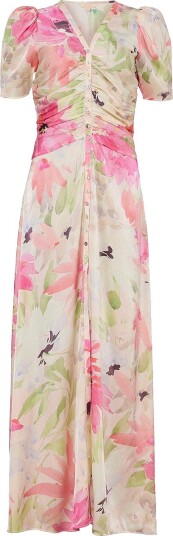 byTimo   Maxikjole Shiny Button   Rosa