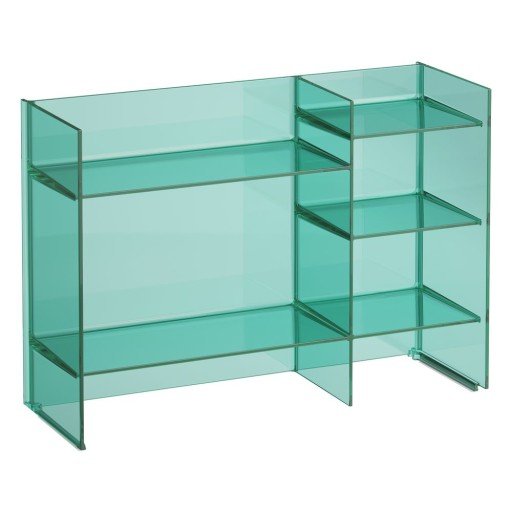 Kartell Laufen Sound Rack hylle, 75x53 cm, gr?nn