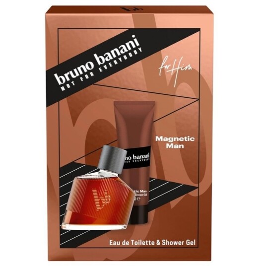 Giftset Bruno Banani Magnetic Man Eau De Toilette 30ml + Shower Gel 50ml